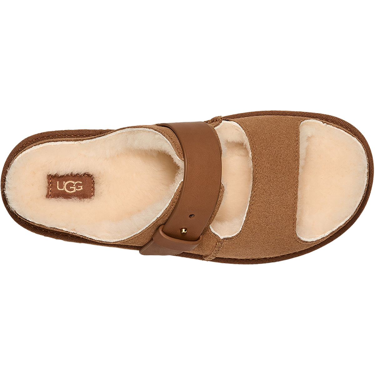 UGG Greenport Strap Slide Women's Slippers Chestnut – Footwear etc.