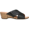 Womens Vionic Women's Vionic Leticia Black Leather Black Leather