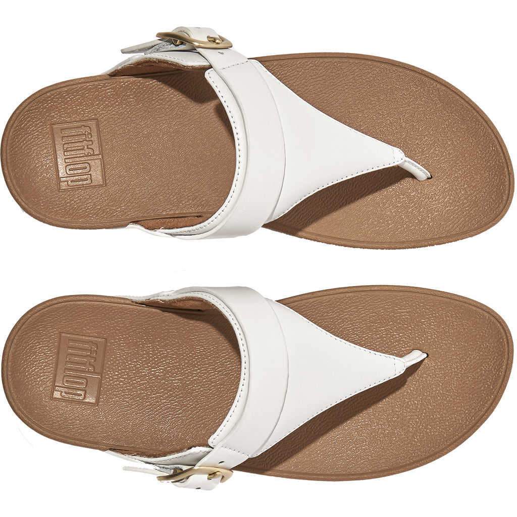 Womens Fit flop Women's FitFlop Lulu Urban White Leather Urban White Leather