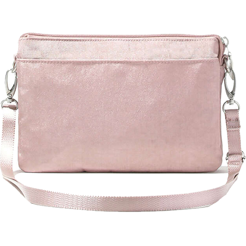 Womens Baggallini Women's Baggallini The Only Mini Bag Blush Shimmer Nylon Blush Shimmer Nylon