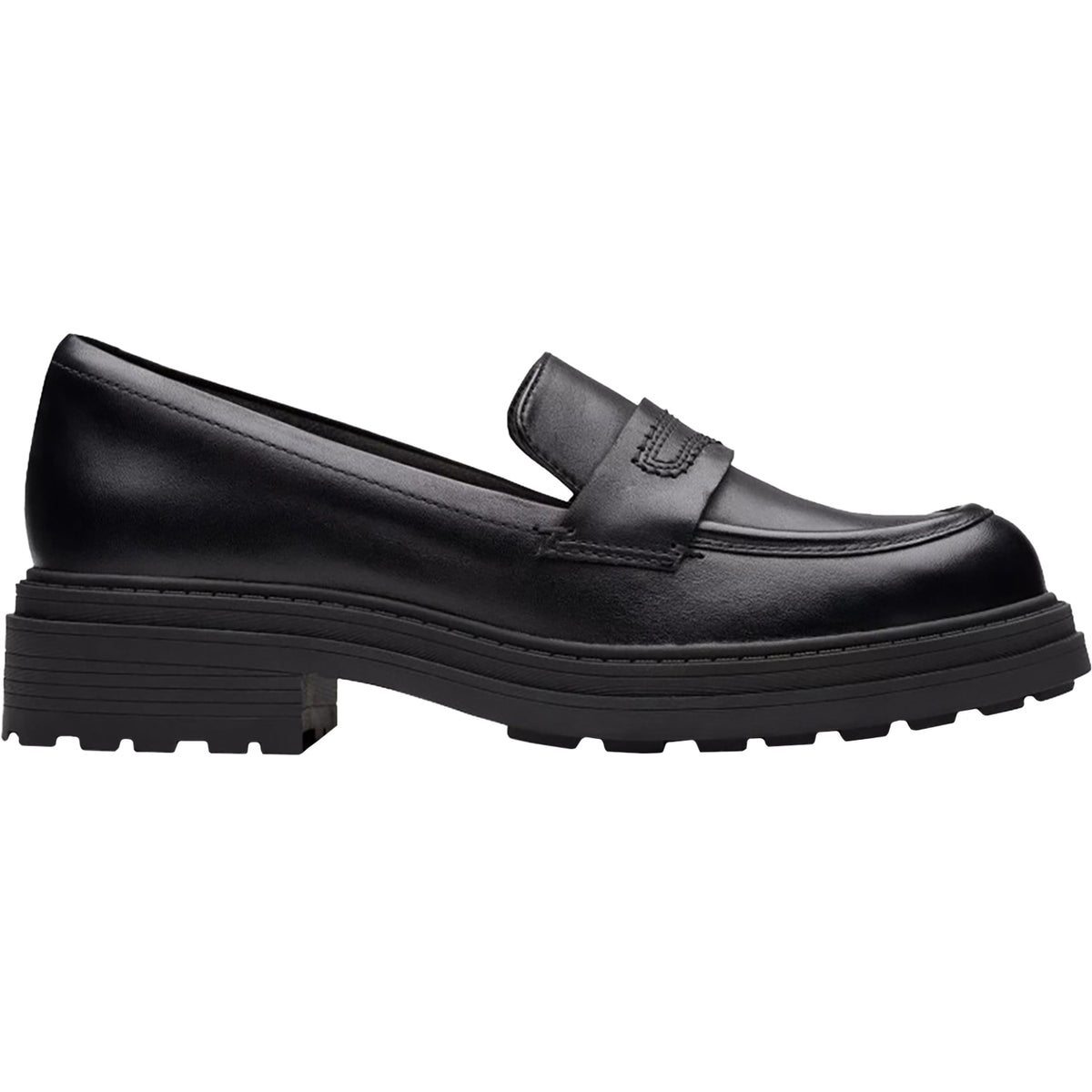 Clarks Orinoco3 Edge Women's Dressy Loafers Black Leather – Footwear etc