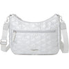 Womens Baggallini Baggallini Quilted Convertible Hobo Pewter Metallic Nylon Pewter Metallic Nylon