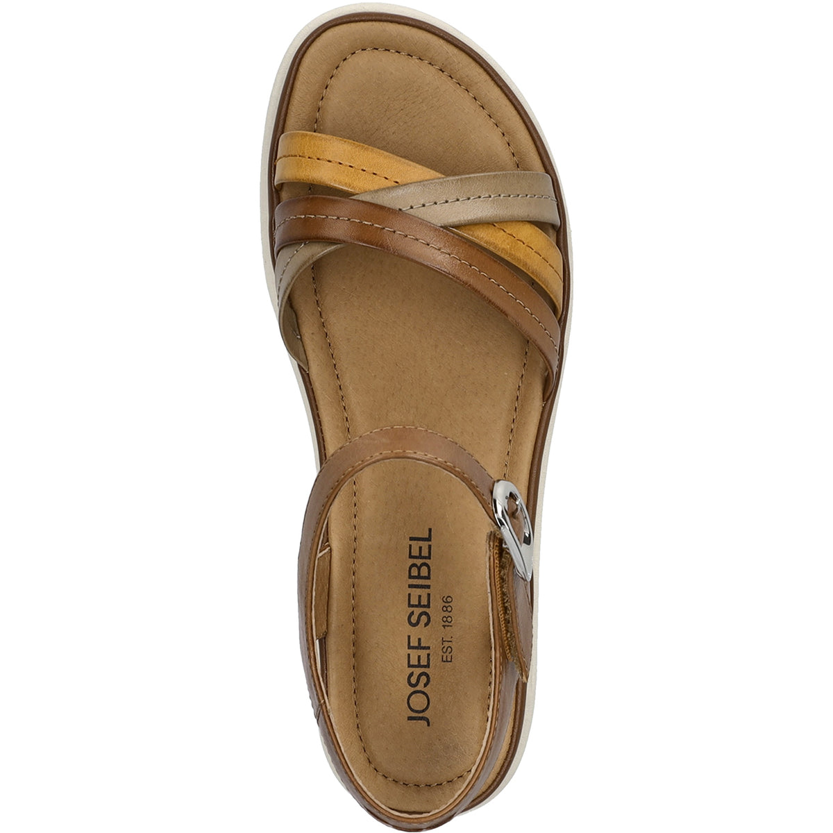 Josef Seibel Sevran 02 Women's Sandals Cognac Multi – Footwear etc.