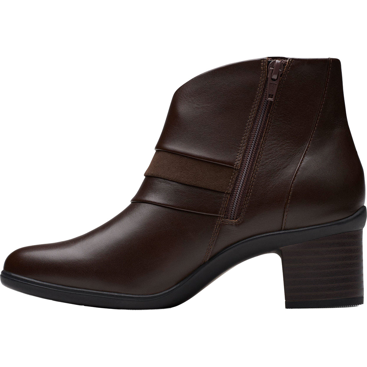 chinese dress ladies Women's Clarks Shaya Sky Dark Brown Leather – Footwear etc