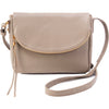 Womens Hobo Hobo International Fern Messenger Graphite Velvet Pebbled Leather Graphite Velvet Pebbled Leather