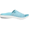 Womens Spenco Women's Spenco Astoria Memory Foam Slide Aqua Sea Knit Fabric Aqua Sea Knit Fabric
