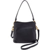 Womens Hobo Hobo International Starr Convertible Shoulder Bag Black Pebbled Leather Black Pebbled Leather