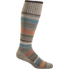 Mens Sockwell Men's Sockwell Twillful Khaki Knee High Socks 15-20 mmHg Khaki