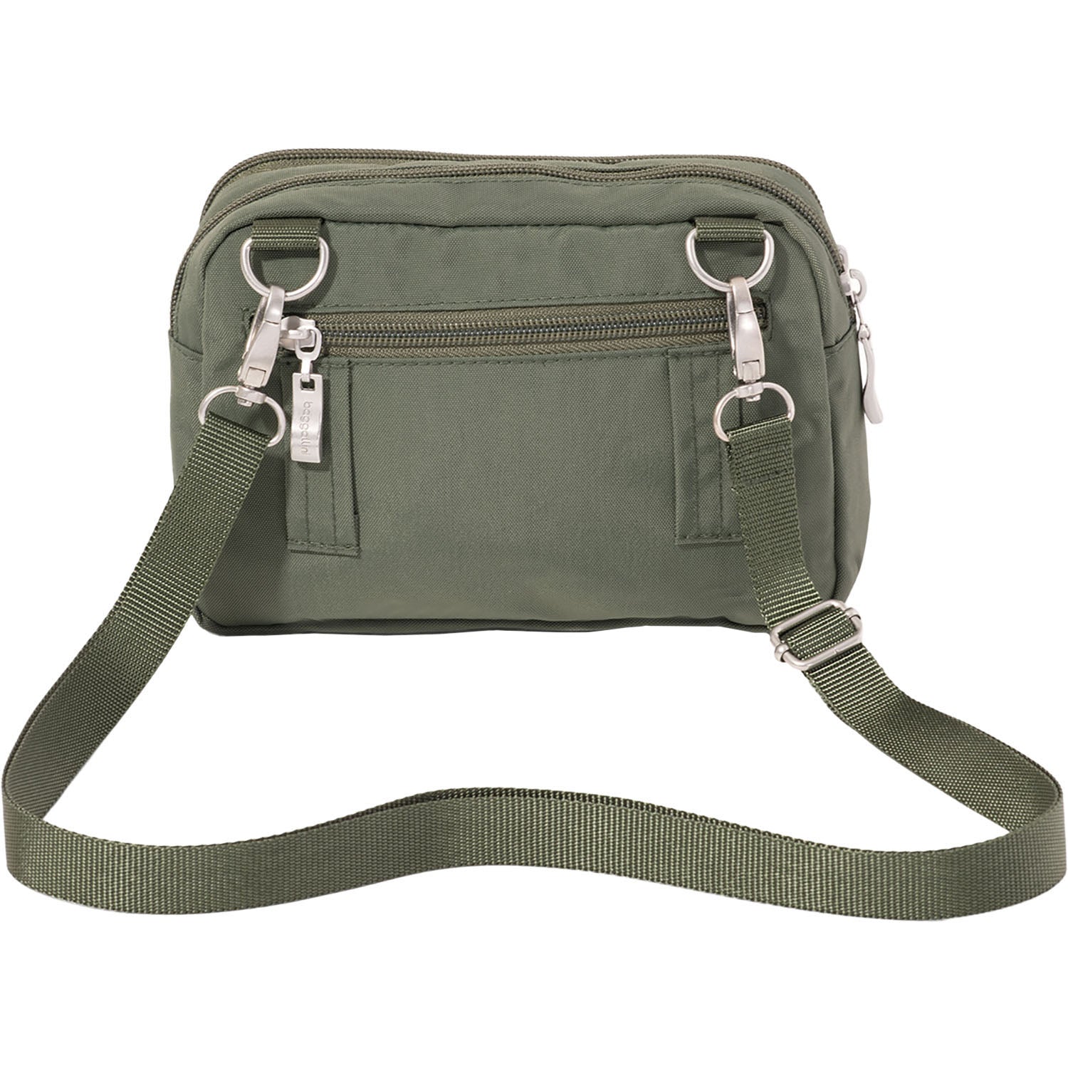 Womens Baggallini Baggallini Trifecta RFID Wallet Crossbody Thyme Thyme