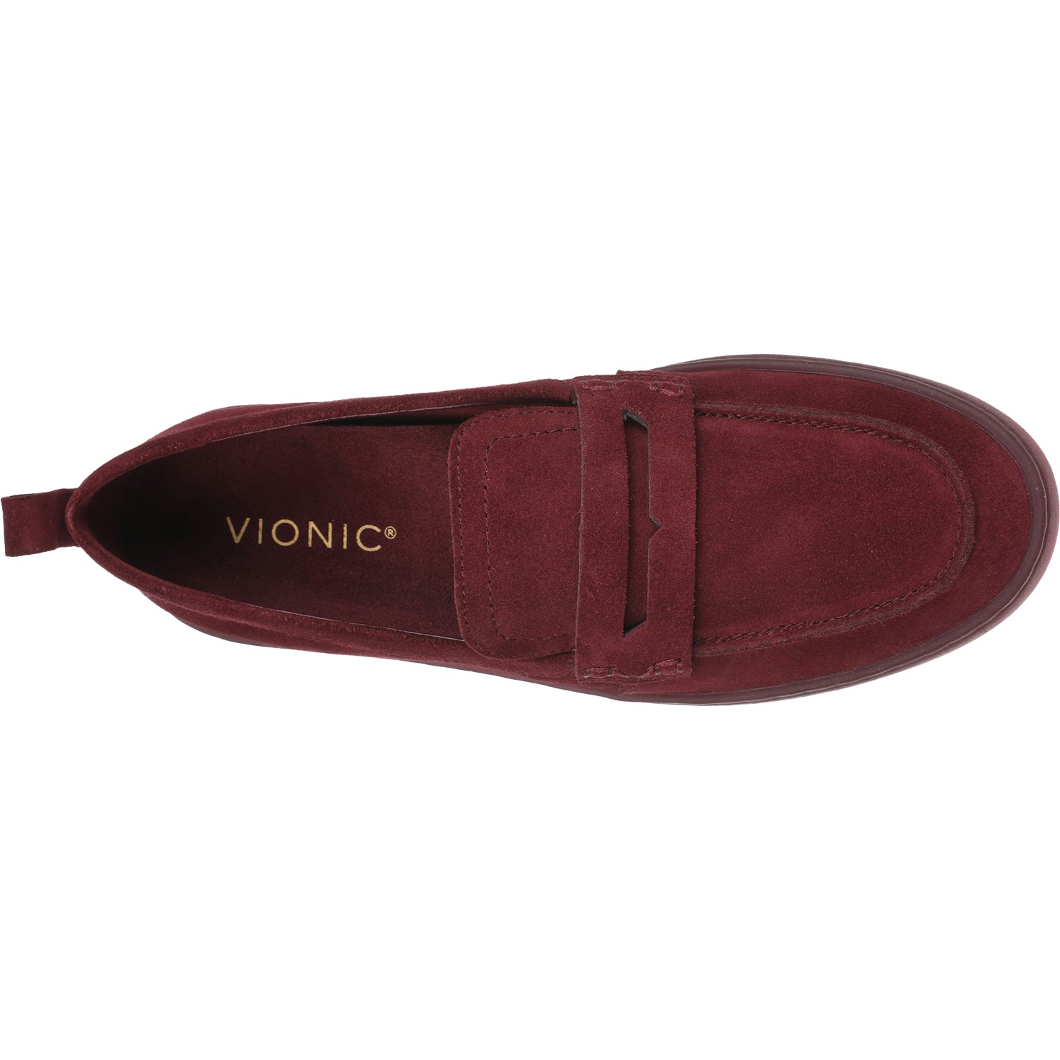 Womens Vionic Women's Vionic Uptown Cherry Jubilee Suede Cherry Jubilee Suede