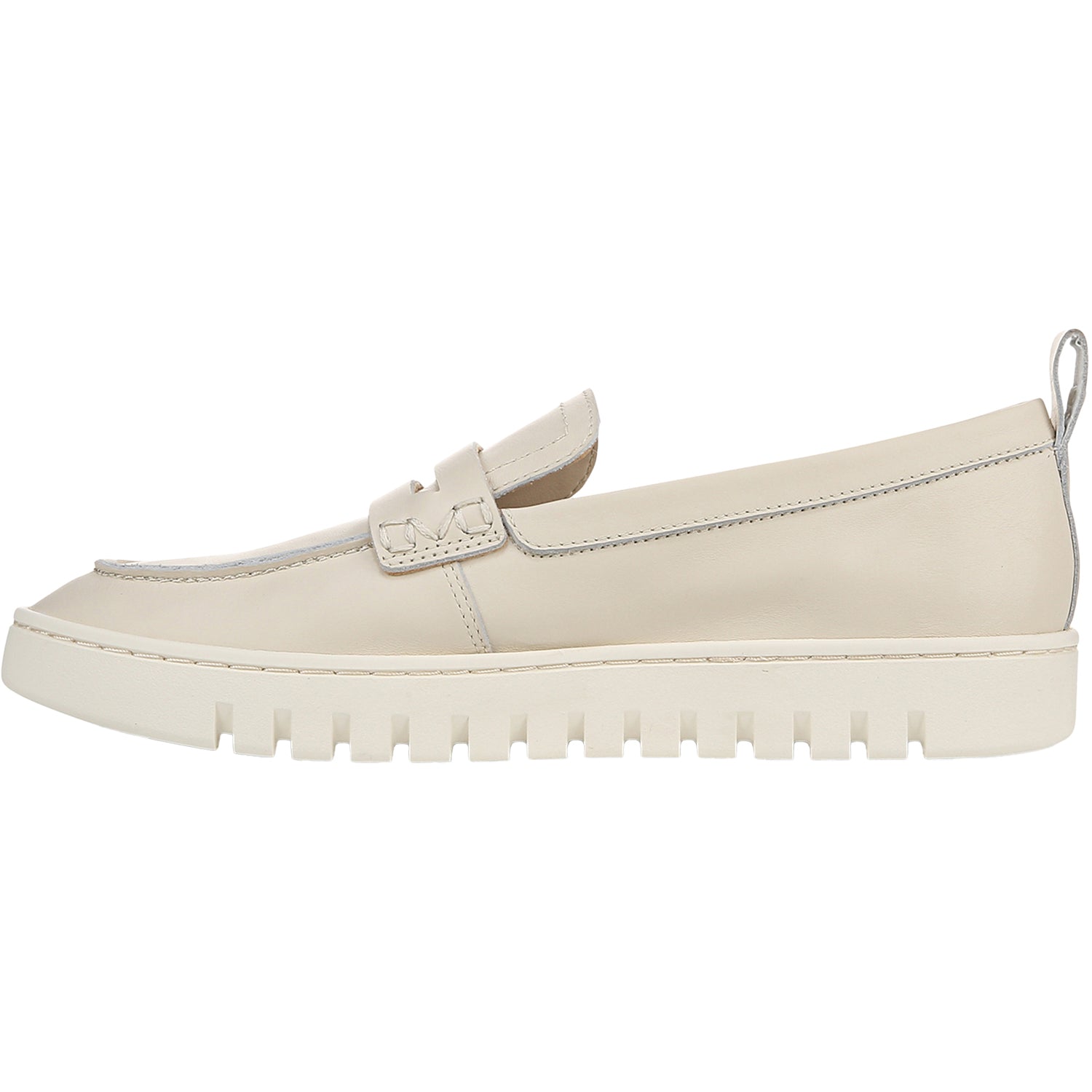 Womens Vionic Women's Vionic Uptown Loafer Cream Leather Cream Leather
