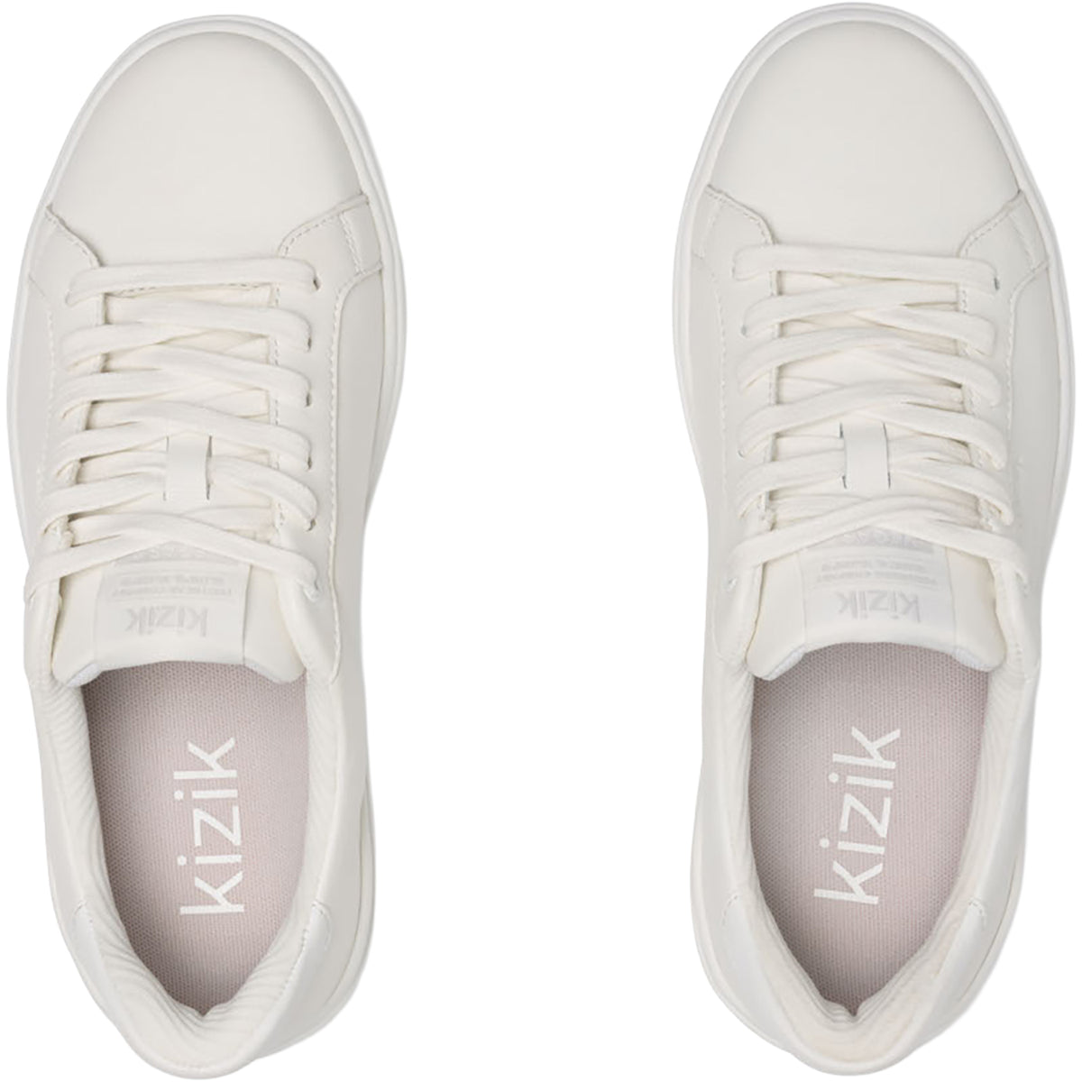 Kizik Vegas Bright White Athletic Sneaker Slip On Mens 9 Womens 10.5 Wide Women main image 3