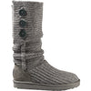 Womens Ugg Women's UGG Classic Cardy Grey Knit Fabric Grey Knit Fabric
