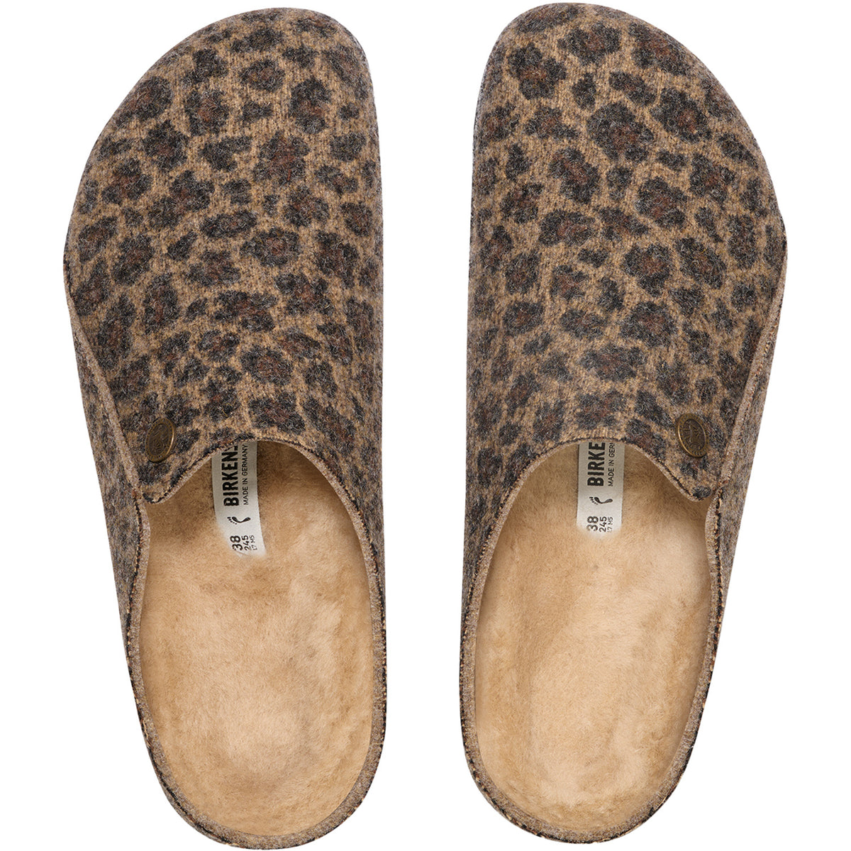 Birkenstock Zermatt Slippers Men 9 EU 42 Women 11 Brown Wool Felt Shearling Clog The coziest addition to your wishlist ❄️☕ Featuring the  main image 4