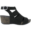 Womens Dansko Women's Dansko Sera Black Milled Nubuck Black Milled Nubuck