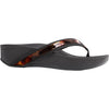 Womens Vionic Women's Vionic High Tide Tortoise Black Fabric/Leather Tortoise Black Fabric/Leather