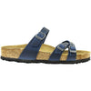 Womens Birkenstock Women's Birkenstock Franca Blue Oiled Leather Blue Oiled Leather
