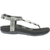 Womens Aetrex Women's Aetrex Olive Circle Thong Black Leather Black Leather