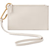 Womens Hobo Hobo International Tour Lanyard Pouch Power White Velvet Hide Leather Power White Velvet Hide Leather