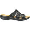 Womens Clarks Women's Clarks Leisa Spring Black Leather Black Leather