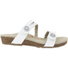 Womens Aetrex Women's Aetrex Janey White Leather White Leather