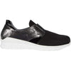 Womens Naot Women's Naot Intrepid Black Velvet/Metallic Onyx Leather/Nubuck Black Velvet/Metallic Onyx Leather/Nubuck