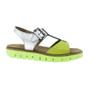 Womens Dromedaris Women's Dromedaris Ana Lime/Silver Leather Lime/Silver Leather
