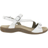 Womens Taos Women's Taos Beauty 2 White Metallic Leather White Metallic Leather