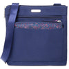 Womens Baggallini Baggallini Peek-A-Boo Crossbody Bag Navy/Firework Nylon Navy/Firework Nylon