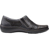 Womens Clarks Women's Clarks Cora Giny Black Textile/Leather Black Textile/Leather