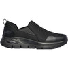 Mens Skechers Men's Skechers Arch Fit SR Tineid Black Mesh Black Mesh