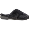 Womens Vionic Women's Vionic Gemma Plush Black Faux Fur Black Faux Fur