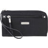 Womens Baggallini Baggallini Zip Around Wallet Black Nylon Black Nylon