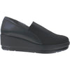Womens Kanna Women's Kanna Manolito KI5835 Black Leather/Fabric Black Leather/Fabric