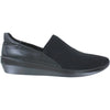 Womens Ecco Women's Ecco Incise Urban Slip-On Black Leather/Fabric Black Leather/Fabric