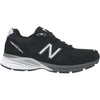 Womens New balance Women's New Balance W990BK4 Running Shoes Black Leather/Mesh Black Leather/Mesh