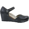 Womens Aetrex Women's Aetrex Mia Black Leather Black Leather