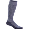 Mens Sockwell Men's Sockwell Chevron Twill Knee High Socks 20-30 mmHg Navy Navy