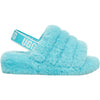 Womens Ugg Women's UGG Fluff Yeah Slide Clear Water Sheepskin Clear Water Sheepskin
