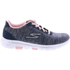 Womens Skechers Women's Skechers GOwalk 5 True Navy/Pink Fabric Mesh Navy/Pink Fabric Mesh