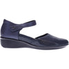 Womens Revere Women's Revere Osaka Sapphire/Navy Lizard Leather Sapphire/Navy Lizard Leather