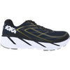 Mens Hoka one one Men's Hoka One One Clifton 3 Midnight Navy/Metallic Gold Mesh Midnight Navy/Metallic Gold Mesh