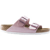 Womens Birkenstock Women's Birkenstock Arizona Icy Metallic Old Rose Birko-Flor Icy Metallic Old Rose Birko-Flor