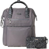 Womens Baggallini Baggallini Soho Backpack Smoke Python Nylon Smoke Python Nylon