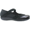 Womens Naot Women's Naot Luga Black Lace Nubuck/Leather Black Lace Nubuck/Leather