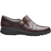 Womens Clarks Women's Clarks Un Adorn Loop Dark Brown Leather Dark Brown Leather
