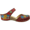 Womens L'artiste by spring step Women's Spring Step Spikey Red Multi Leather Red Multi Leather