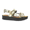 Womens Born Women's Born Neda Gold Metallic Leather Gold Metallic Leather