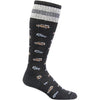 Mens Sockwell Men's Sockwell Road Trip Black Knee High Socks 15-20 mmHg Black