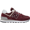 Womens New balance Women's New Balance WL574EVM Burgundy Suede Burgundy Suede